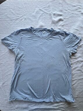 GAP Women's Short Sleeve Crew Tee - Light Blue